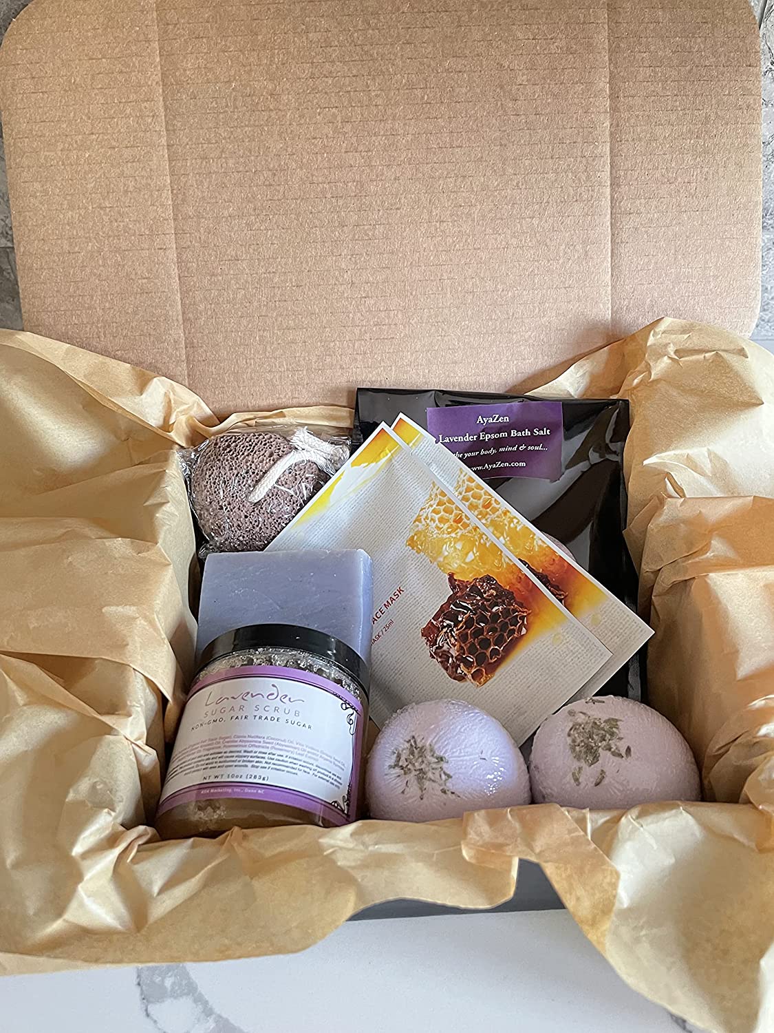 AyaZen Lavender Aromatherapy Relaxation Gift Set