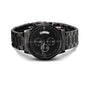 Black Stailnless Steel Cronograph Watch Personalized With Custom Engraving
