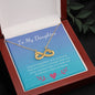 Infinity Necklace For Your Daughter 14k White Gold or 18k Yellow Gold Finish