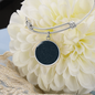 Personalized Night Sky Star Map Bracelet, Special Date Gift, Celestial Jewelry Silver Bangle For Women