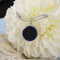 Personalized Custom Star Map Of A Special Occasion Bangle Bracelet