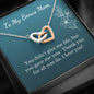Bonus Mom Double Heart Necklace