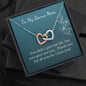 Bonus Mom Double Heart Necklace