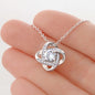 Love Knot Necklace Personalized Gif For Mom
