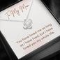 Love Knot Necklace Personalized Gif For Mom