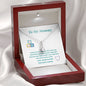 Beautiful 14K White Gold Necklace Perfect Baby Gift For New Mother