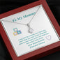 Beautiful 14K White Gold Necklace Perfect Baby Gift For New Mother