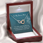 Bonus Mom Double Heart Necklace