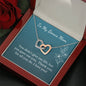 Bonus Mom Double Heart Necklace