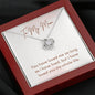 Love Knot Necklace Personalized Gif For Mom