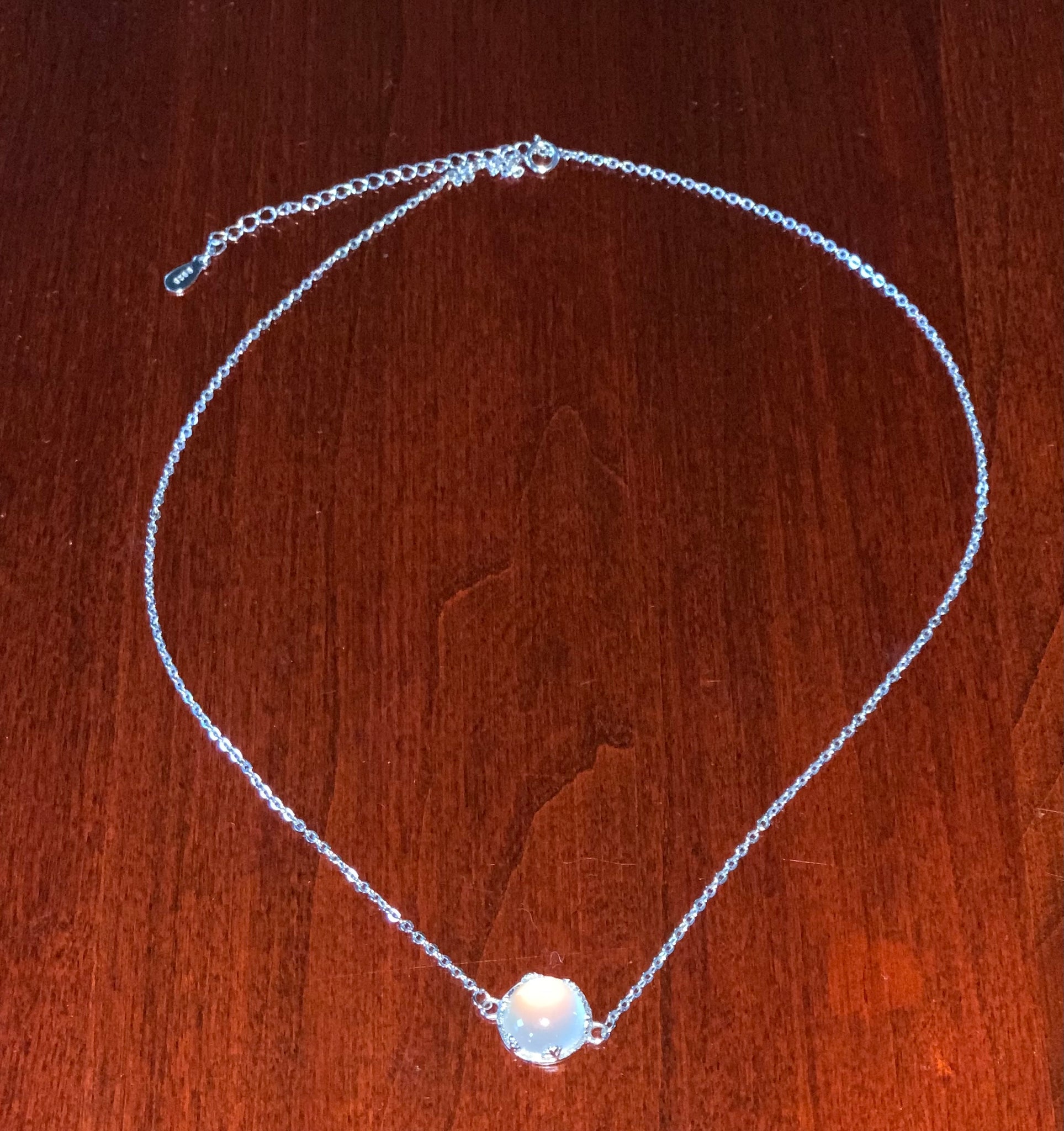 Two Moonstone Necklace